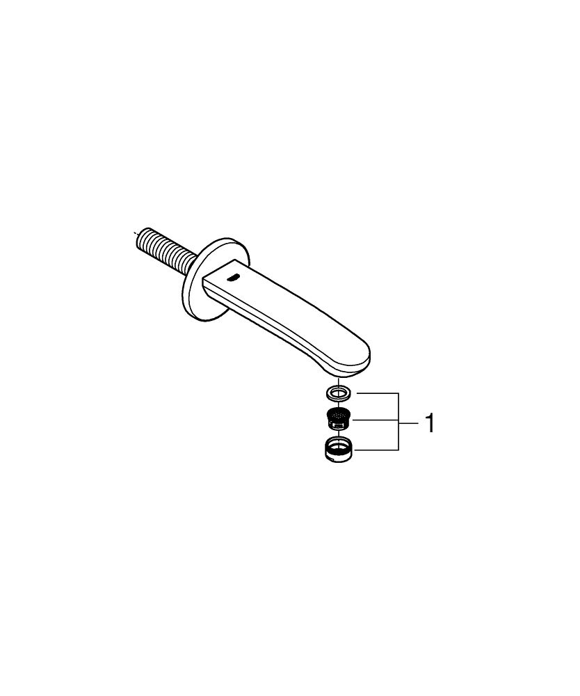 GROHE EUROSTYLE COSMOPOLITAN BATH SPOUT | CHROME 1/2 IN
