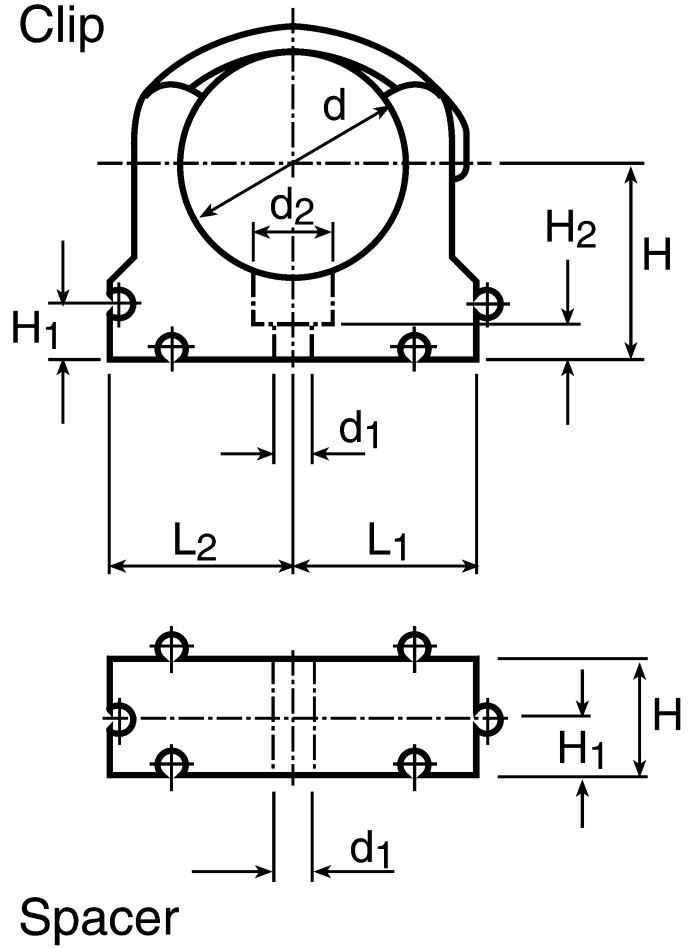 PIPE CLIP TYPE 061H 2