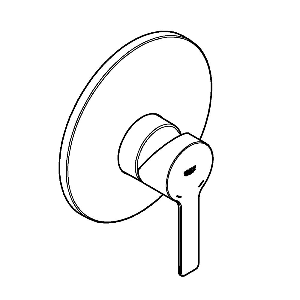 GROHE LINEARE SINGLE-LEVER SHOWER MIXER | CHROME