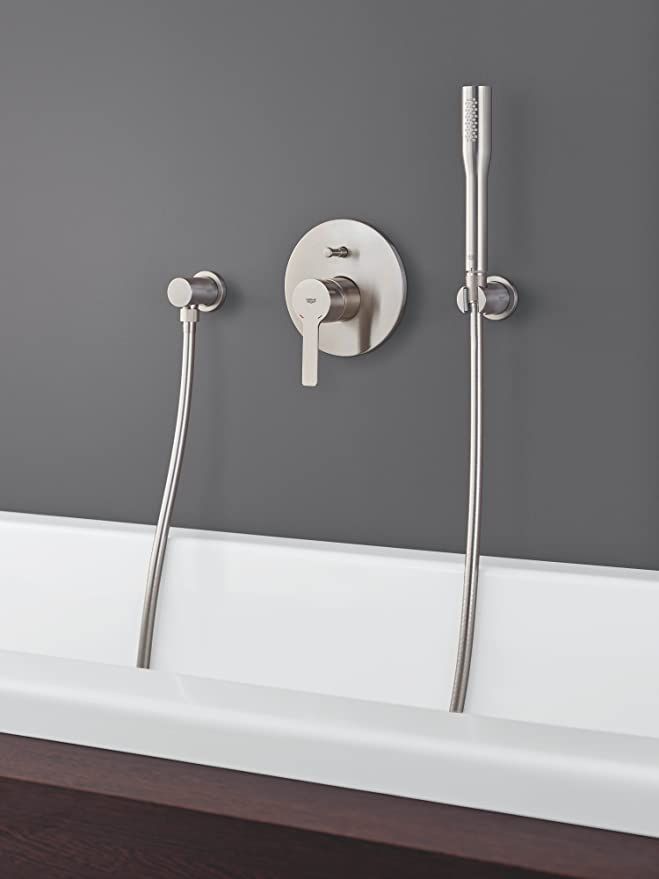 GROHE LINEARE SINGLE-LEVER BATH MIXER | SUPERSTEEL