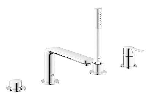 GROHE LINEARE 4-HOLE SINGLE-LEVER BATH COMBINATION MIXER | CHROME - ALTERNATIVE CODE: GH1957710F