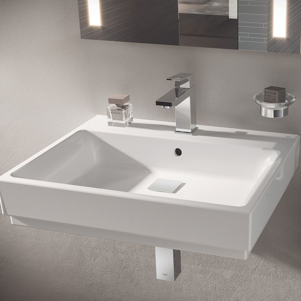 GROHE EUROCUBE SINGLE-LEVER BASIN MIXER | CHROME S-SIZE 1/2 IN - ALTERNATIVE: GH2312700F