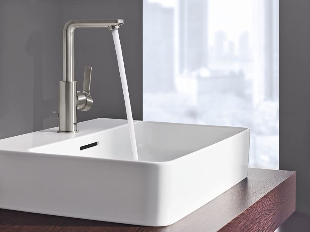GROHE LINEARE SINGLE-LEVER BASIN MIXER | CHROME L-SIZE 1/2 IN