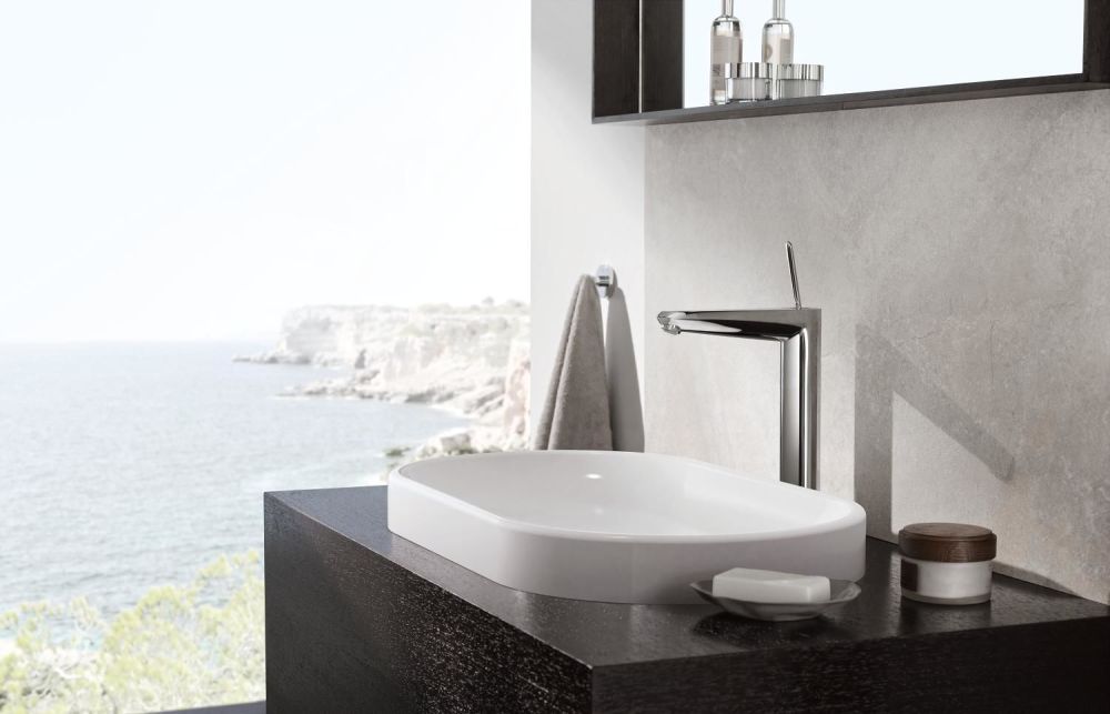 GROHE EURODISC JOY SINGLE-LEVER BASIN MIXER | CHROME XL-SIZE 1/2 IN