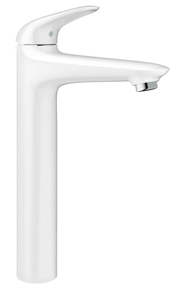 GROHE EUROSTYLE SINGLE-LEVER BASIN MIXER | MOON WHITE/CHROME XL-SIZE 1/2 IN