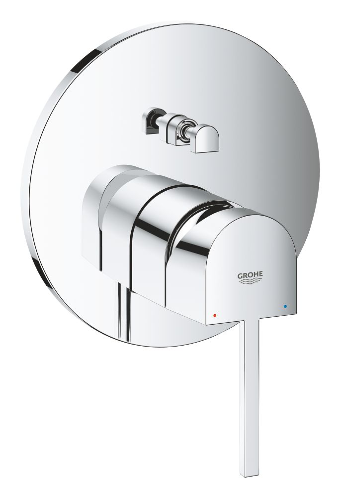 GROHE PLUS SINGLE-LEVER MIXER WITH 2-WAY DIVERTER | CHROME