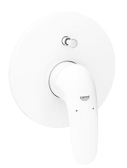 GROHE EUROSTYLE SINGLE-LEVER BATH MIXER | MOON WHITE/CHROME