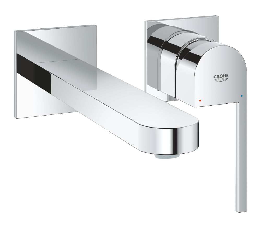 GROHE PLUS 2-HOLE BASIN MIXER | L-SIZE CHROME