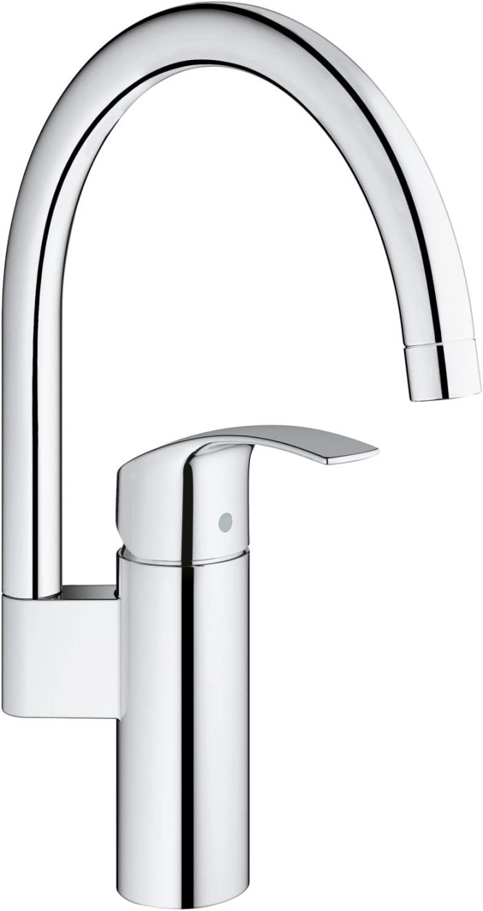 GROHE EUROSMART SINGLE-LEVER SINK MIXER, HIGH SPOUT | CHROME 1/2 IN - ALTERNATIVE: GH3320200F