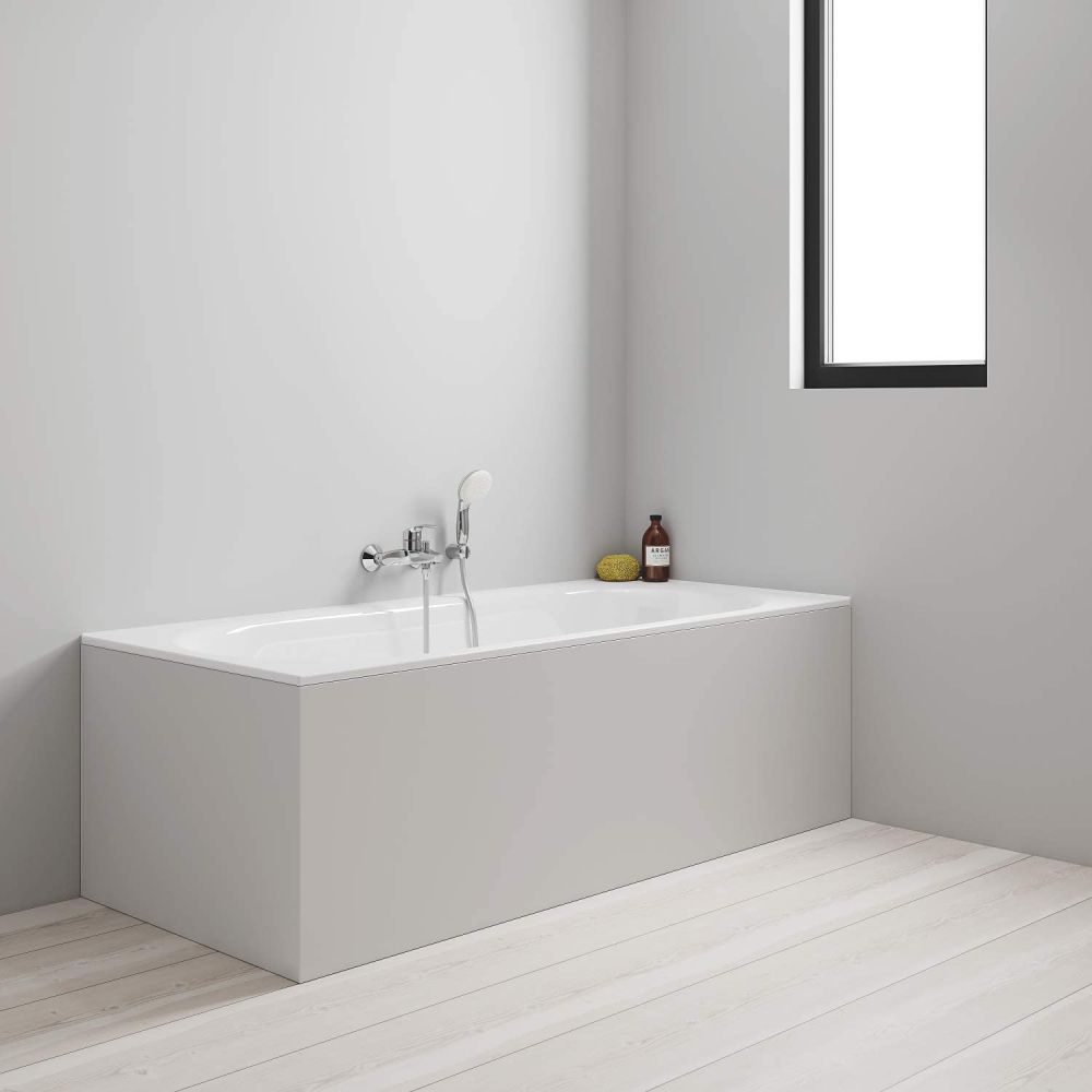 GROHE EUROSMART SINGLE-LEVER BATH MIXER | CHROME 1/2 IN