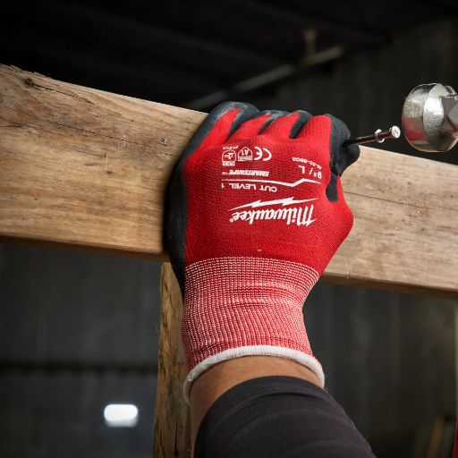 MILWAUKEE CUT LEVEL 1 DIPPED GLOVES - XXL/11 - 1PC