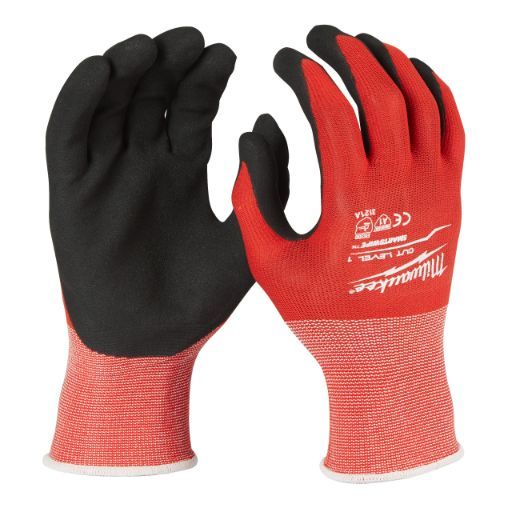 MILWAUKEE CUT LEVEL 1 DIPPED GLOVES - XXL/11 - 1PC