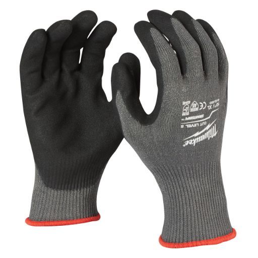 MILWAUKEE CUT LEVEL 5 DIPPED GLOVES - XXL/11 - 1PC