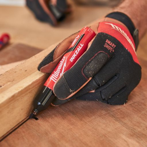 MILWAUKEE HYBRID LEATHER GLOVES - M/8 - 1PC