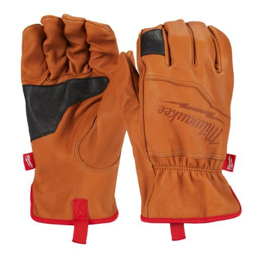 MILWAUKEE LEATHER GLOVES - 9/L - 1PC