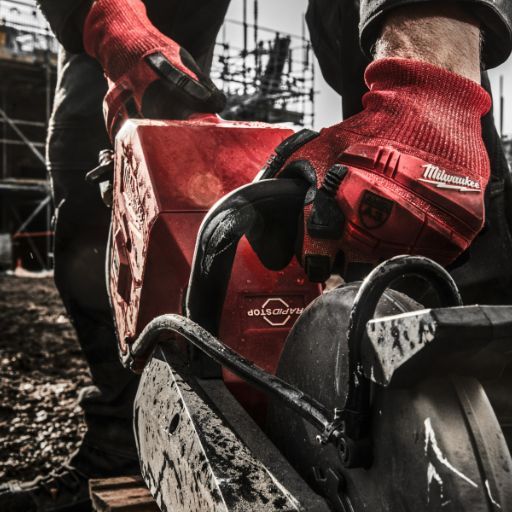MILWAUKEE IMPACT CUT LEVEL 3 GLOVES - 8/M -1PRS.