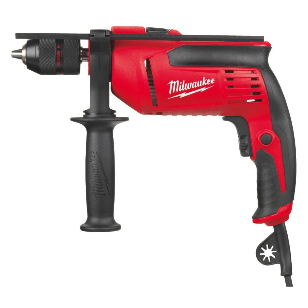 MILWAUKEE DRILL- SINGLE SPEED PERCUSSION, PD705 | 13 MM KEYED CHUCK
