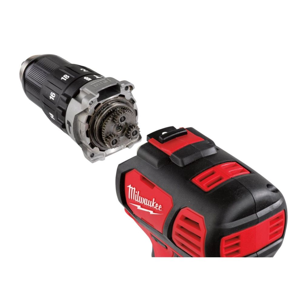 MILWAUKEE PERCUSSION DRILL, WITH 2.0 AH BATTERY & CHARGER, M18BPD-202C |18 V