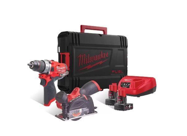 MILWAUKEE M12 FUE POWERPACK, M12FPP2F-402X|[M12FPP2F-402X]