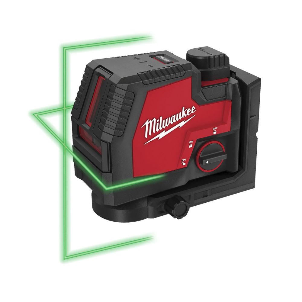 MILWAUKEE USB RECHARGEABLE GREEN CROSS LINE LASER, L4 CLL-301C