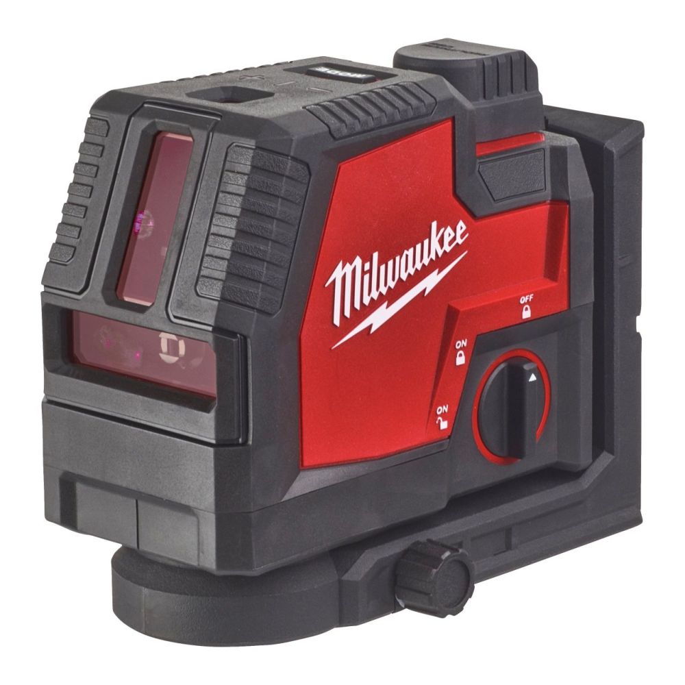 MILWAUKEE USB RECHARGEABLE GREEN CROSS LINE LASER WITH PLUMB POINTS|[L4 CLLP-301C]