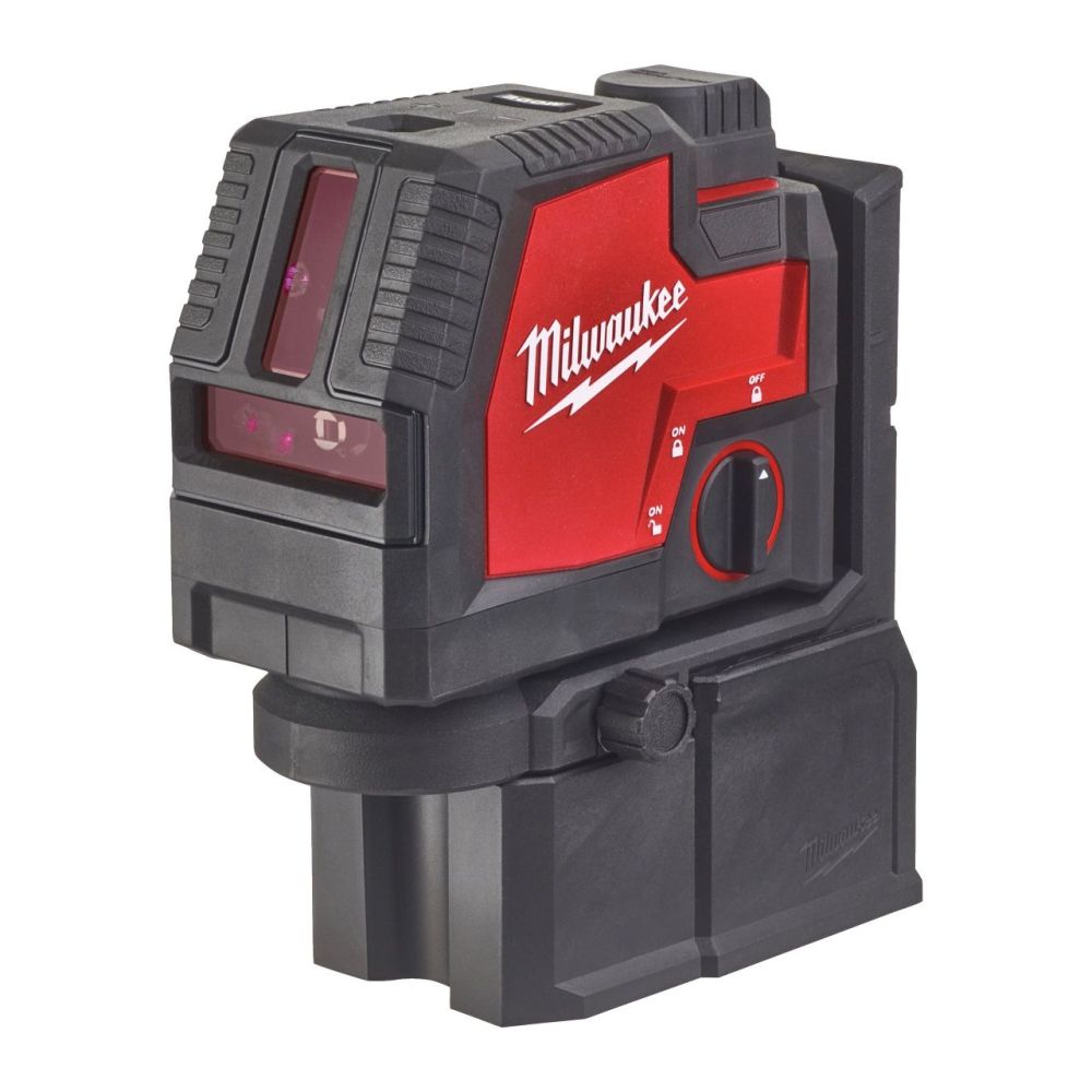 MILWAUKEE USB RECHARGEABLE GREEN CROSS LINE LASER WITH PLUMB POINTS|[L4 CLLP-301C]