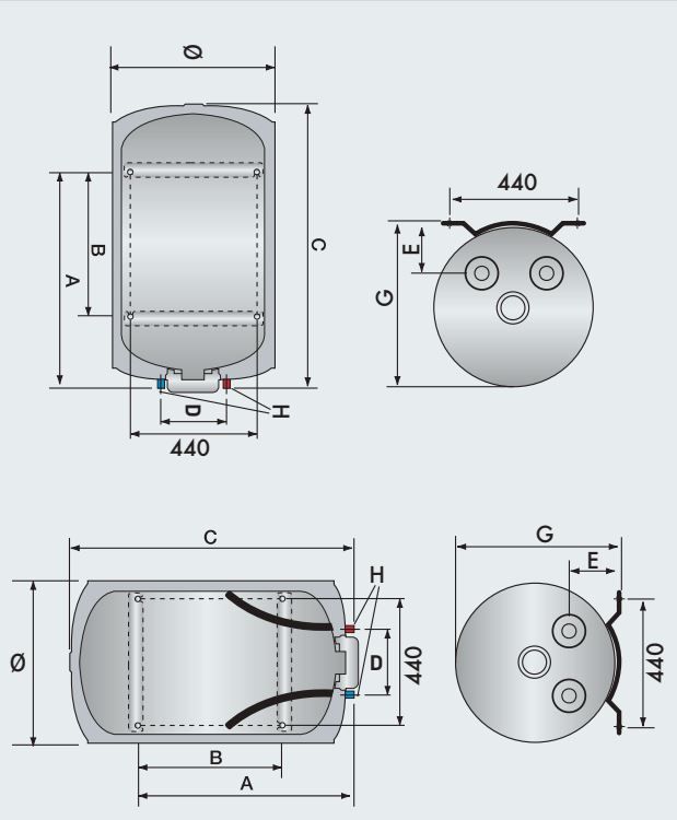 ARISTON EWH ARI 200 V 560 THERMO EU [200 LTR] [VERTICAL]