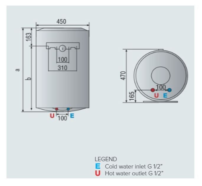 ARISTON EWH PRO1 R 80 V [80 LTR] [VERTICAL]