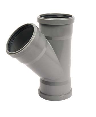 ULTRA SW TEE 45° UPVC T D110
