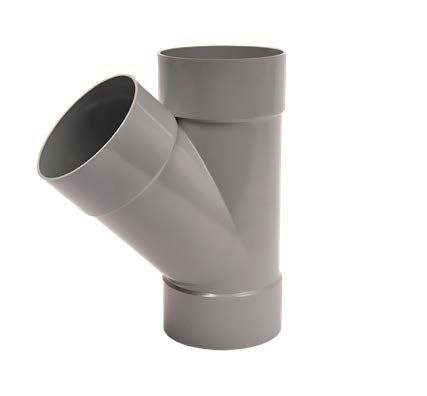 ULTRA SW TEE 45° UPVC T D160