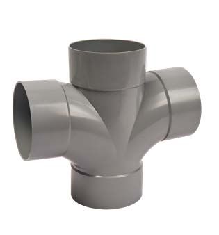 ULTRA SW CROSS TEE 87.5° UPVC D110