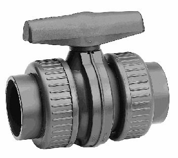 UPVC COLORO VALVE D/UNION S/SKT 3/4 [NEW CODE - GF161541203]