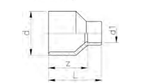 UPVC REDUCING BUSH LG 6X4