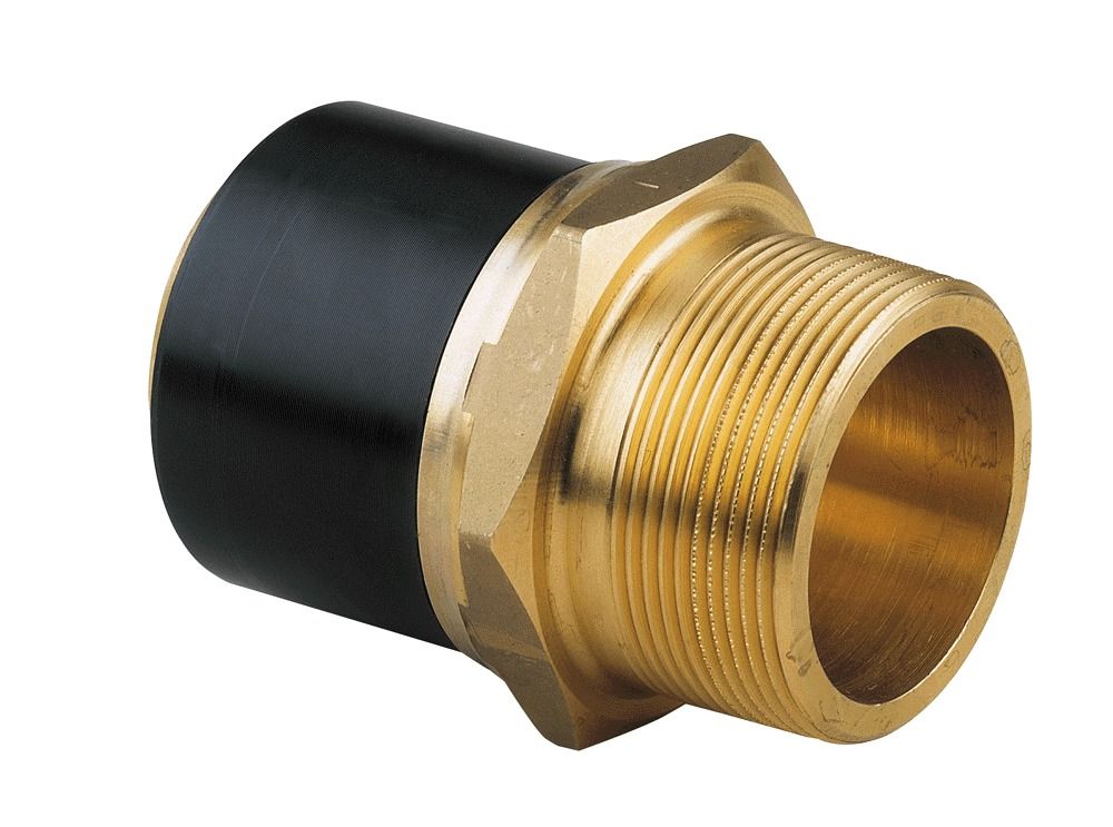 PE100 TRANSITION ADAPTOR PE/BRASS MALE 50X11/2