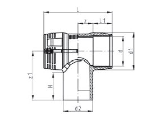 PE100 E/F EQUAL TEE SDR11 125MM