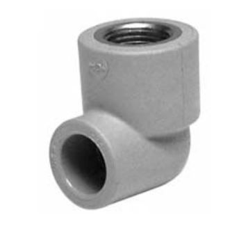 PP-R THREADED FEM ELBOW 90DEG 25X1/2