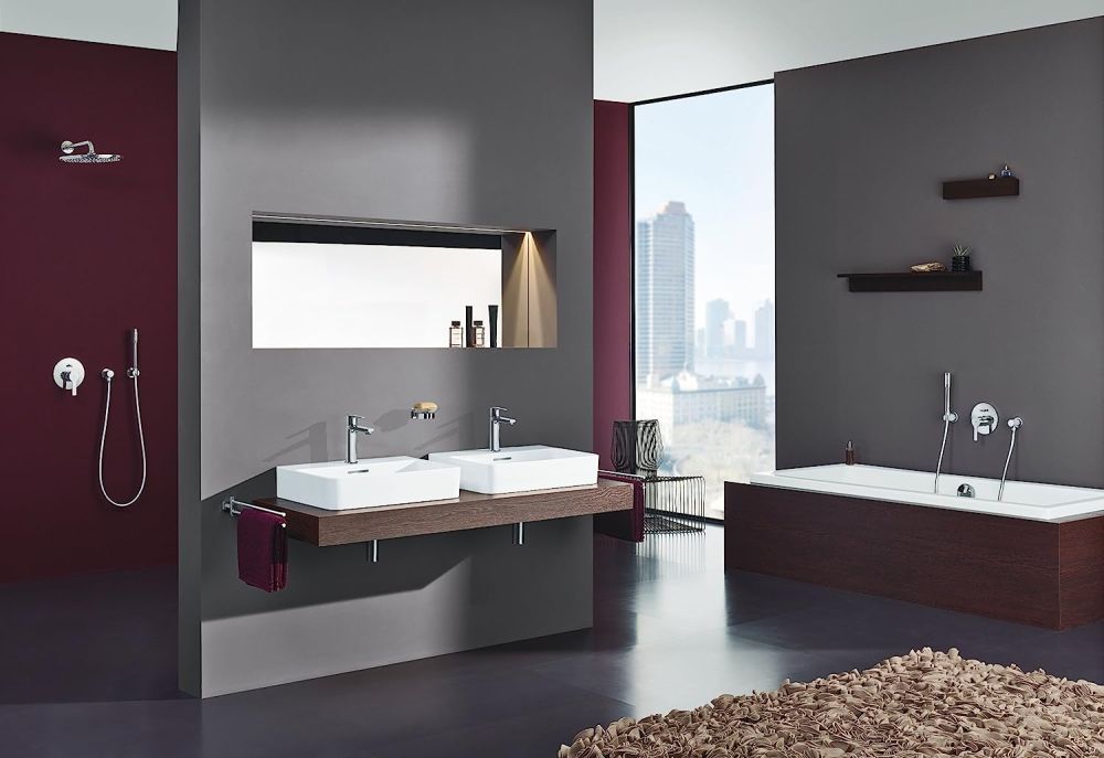 GROHE LINEARE SINGLE-LEVER BATH MIXER | CHROME