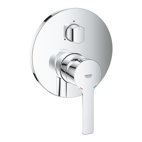 GROHE LINEARE SINGLE-LEVER MIXER WITH 3-WAY DIVERTER | CHROME