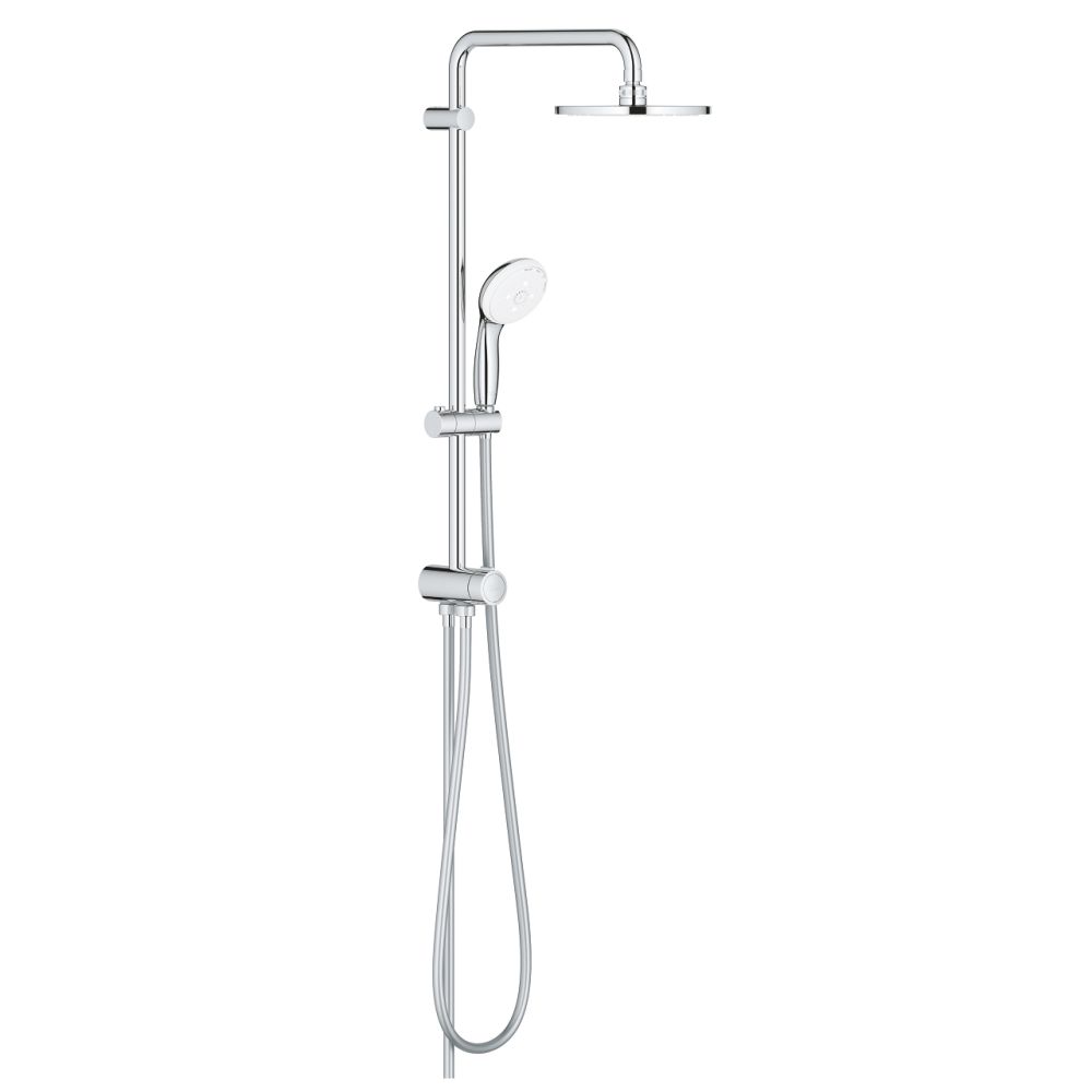 GROHE NEW TEMPESTA 200 SHOWER SYSTEM + DIVERTER FOR WALL MOUNT | 1/2 IN | CHROME