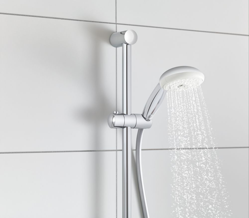 GROHE TEMPESTA 100, WALL HOLDER SET, 2 SPRAYS | CHROME