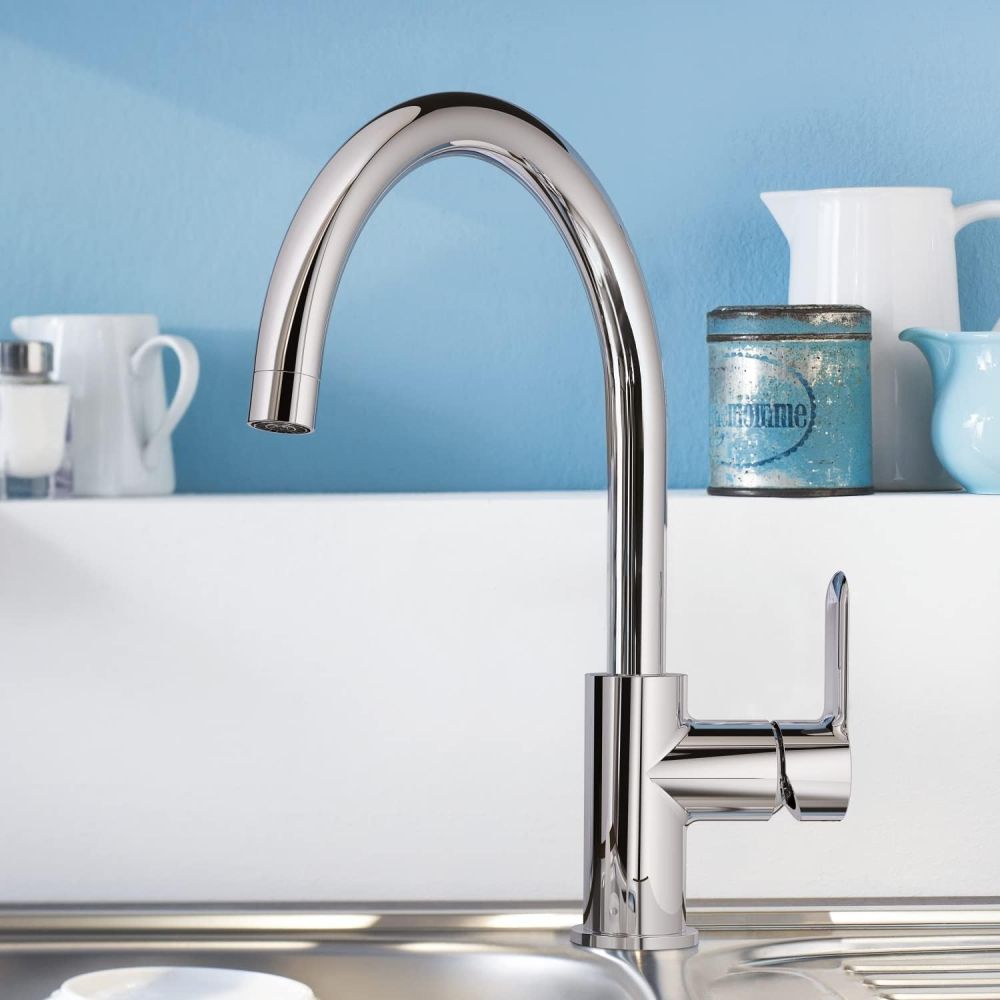 GROHE BAUEDGE SINGLE-LEVER SINK MIXER | CHROME 1/2 IN
