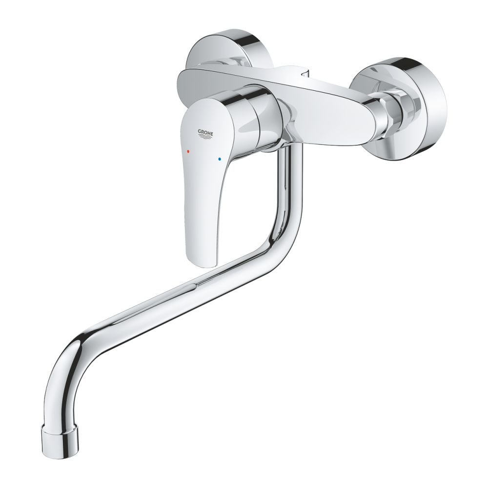 GROHE EUROSMART SINGLE LEVER MIXER|1/2 IN|CHROME