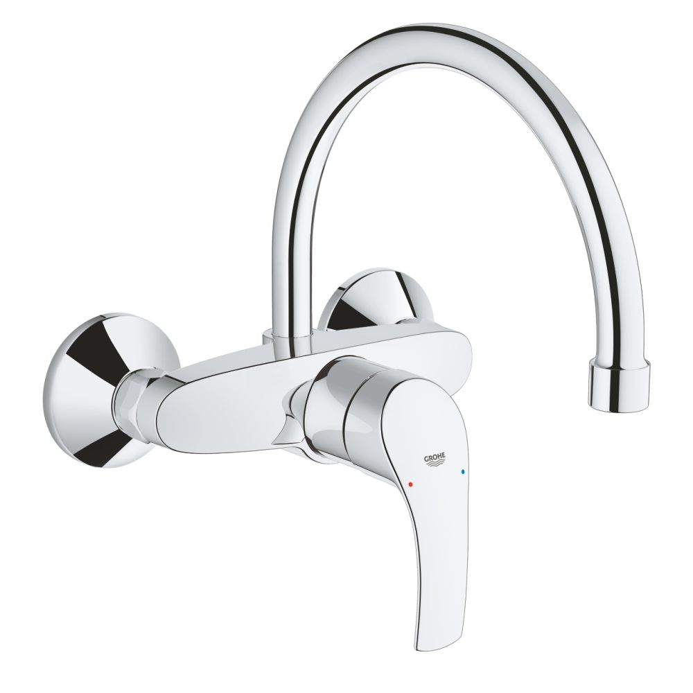 GROHE EUROSMART SINGLE-LEVER SINK MIXER | CHROME 1/2 IN