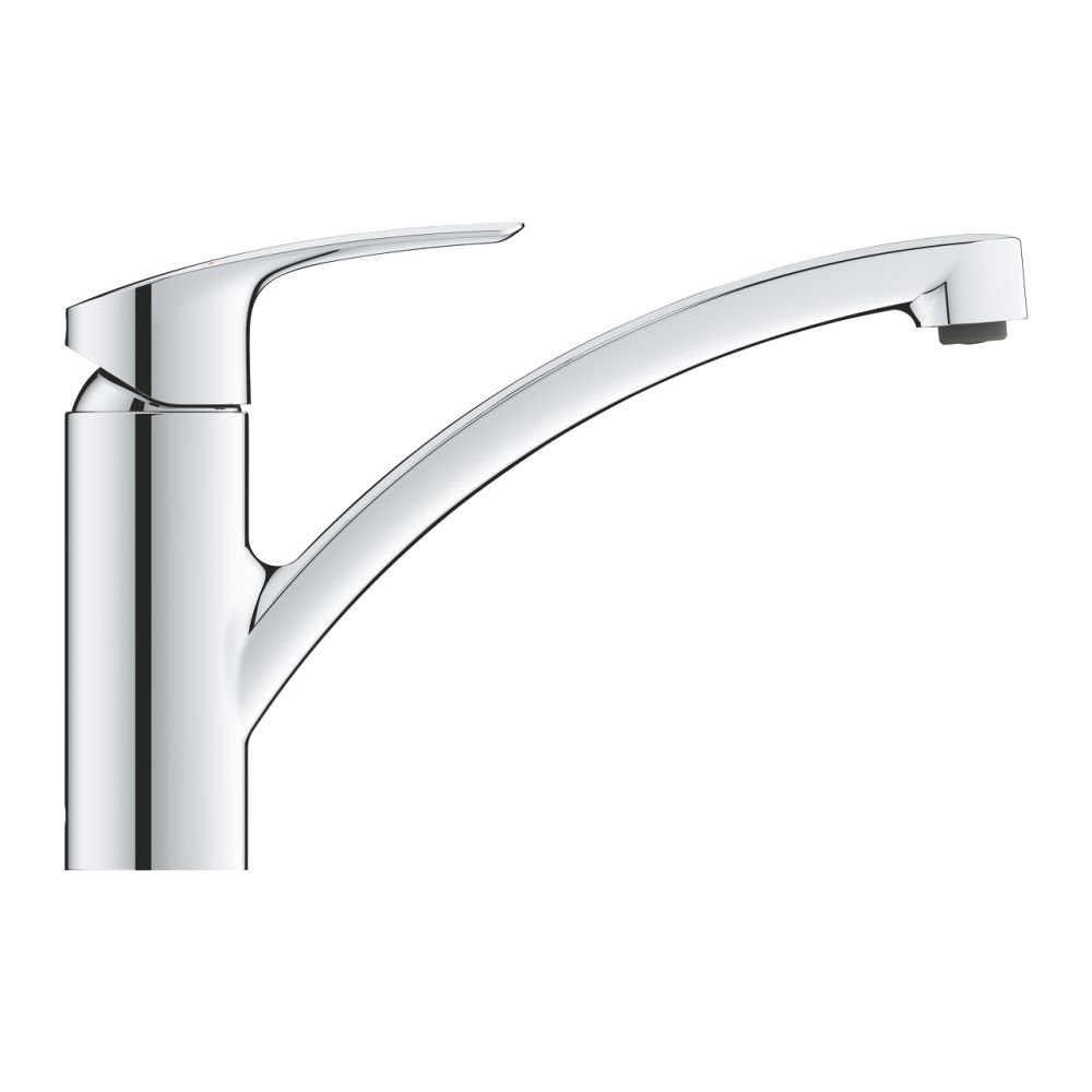 GROHE EUROSMART SINGLE-LEVER SINK MIXER, LOW SPOUT | CHROME 1/2 IN