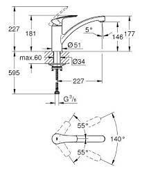 GROHE EUROSMART SINGLE-LEVER SINK MIXER, LOW SPOUT
