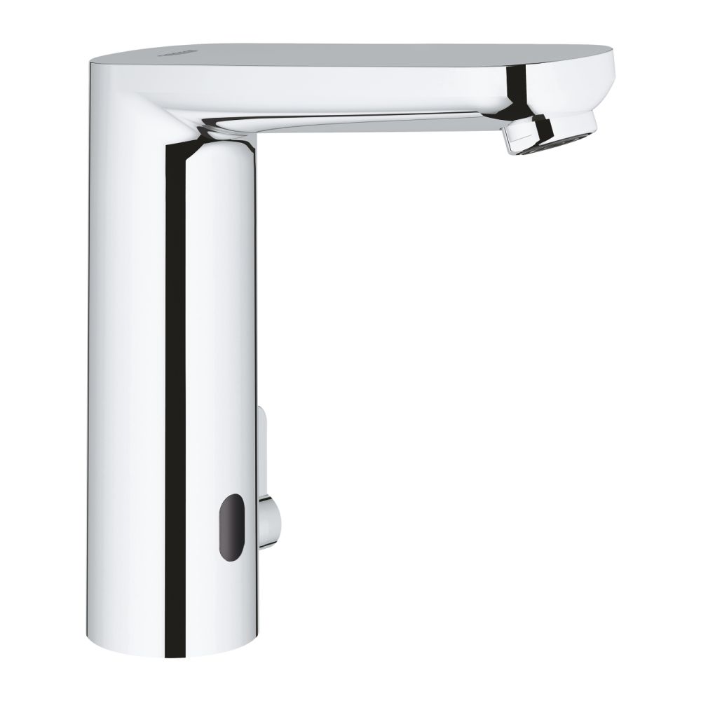 GROHE EUROSMART COSMOPOLITAN E INFRA-RED ELECTRONIC BASIN MIXER WITH MIXING DEVICE & ADJUSTABLE TEMPERATURE LIMITER L-SIZE | CHROME 1/2 IN