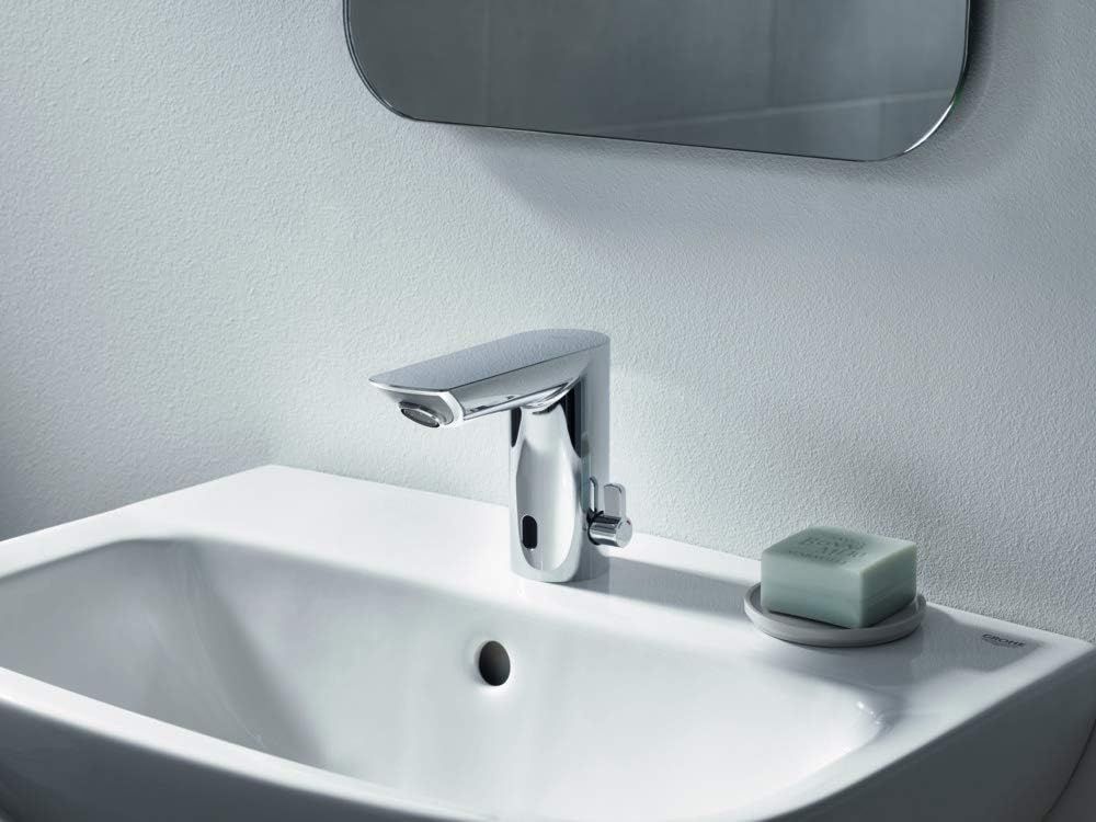 GROHE BAU COSMOPOLITAN E INFRA RED ELECTRIC BASIN MIXER, 6V | 1/2 In CHROME