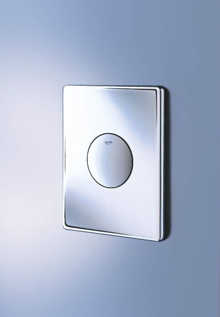 GROHE SKATE FLUSH PLATE | 156 x 197 MM | CHROME
