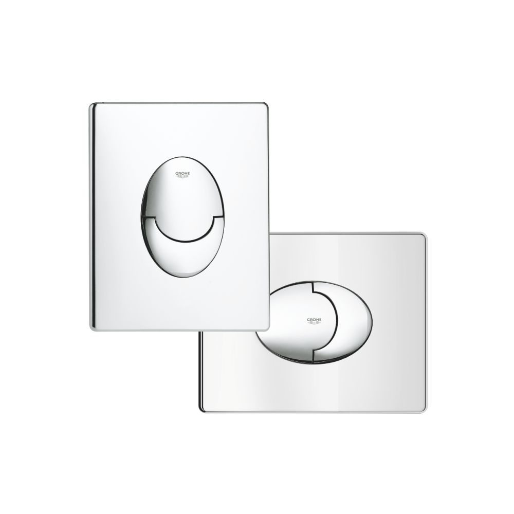 GROHE SKATE AIR FLUSH PLATE| 156 X 197 MM | CHROME