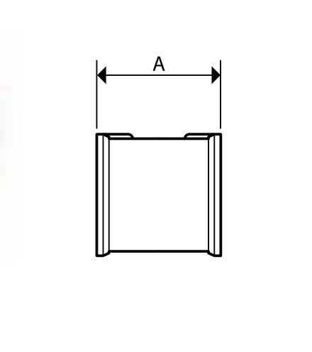 UPVC DRAIN C/R DOUBLE SOCKET 110MM